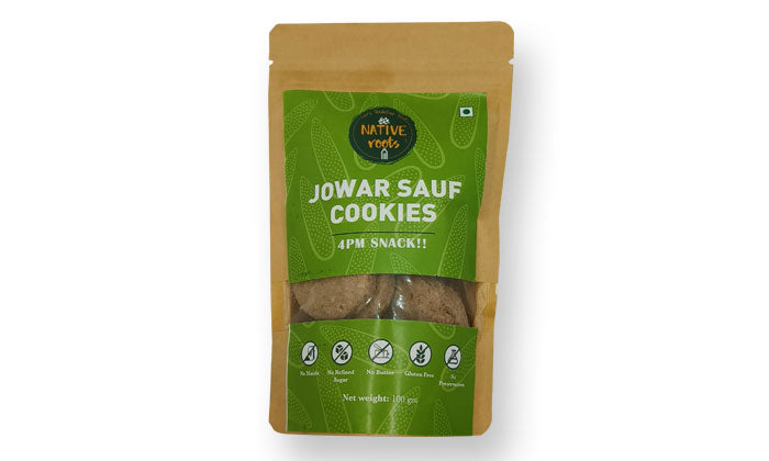 Jowar Saunf Cookies